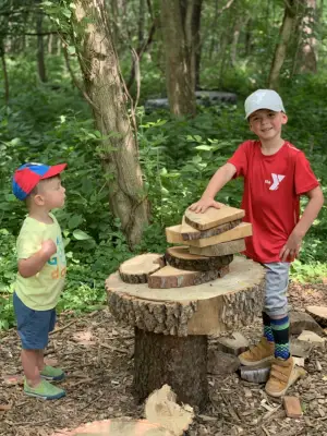 How can you bring the elements and philosophy of adventure playgrounds into your own home?