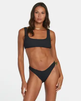 RVCA Grooves Bikini in Black