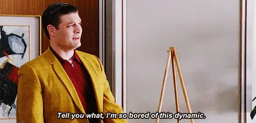 Stan is constantly fighting against his boundaries with Peggy . . .