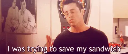 When Joey Has His Food-Saving Priorities Straight, Too