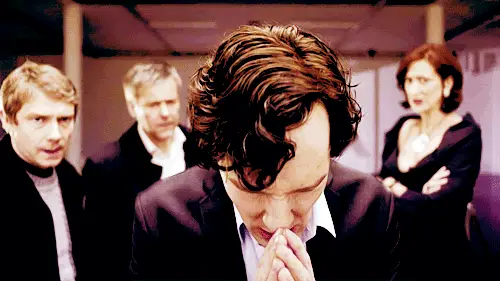 He Gets Excited About His Clues . . .