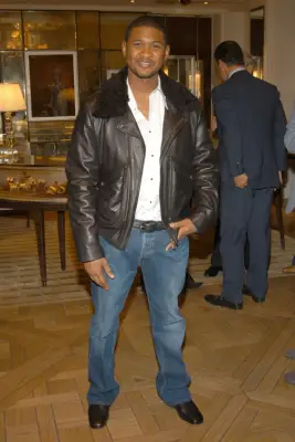 Usher at an Yves Saint Laurent x Bergdorf Goodman Party, November 2005