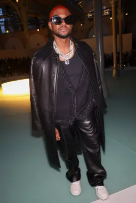 Usher at the Amiri Menswear Fall 2023 Show, January 2023