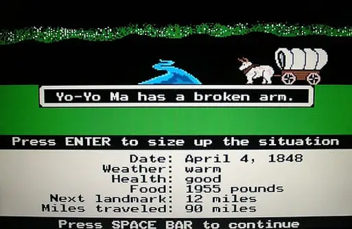 . . . and someone else broke an arm.