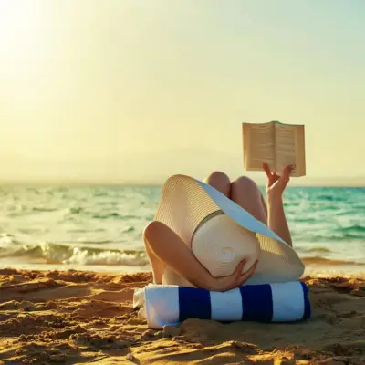 Read the same book on the beach.