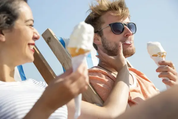 Love is laughing at stupid things together.