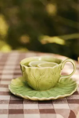 Lilypad Teacup and Saucer