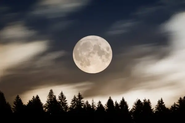 Photo of sturgeon moon in the sky 2025