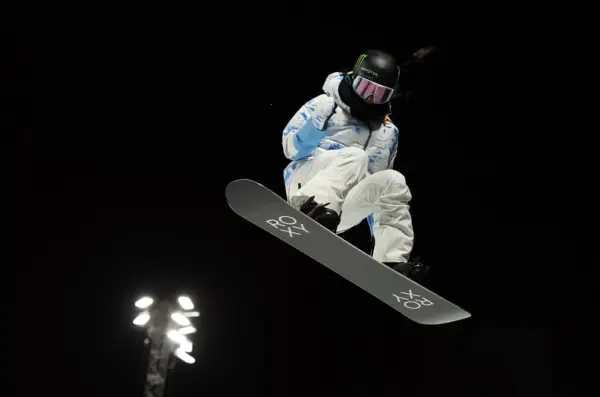 ASPEN, COLORADO - JANUARY 26: Chloe Kim of the USA competes in the Monster Energy Women