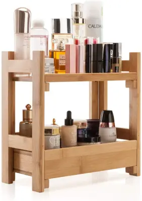 Best Wood-Finish Skin-Care Organizer