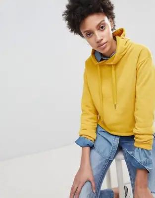 Stradivarius Cropped Hoodie