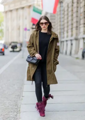 Style Fringed Boots With Black Jeans