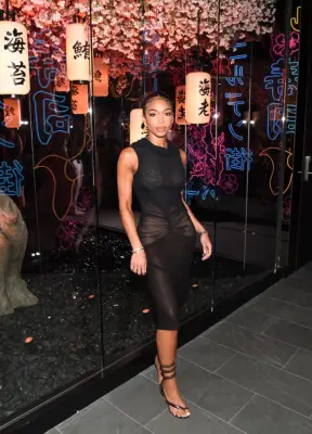 Lori Harvey at the WAKUDA Grand Opening in Las Vegas