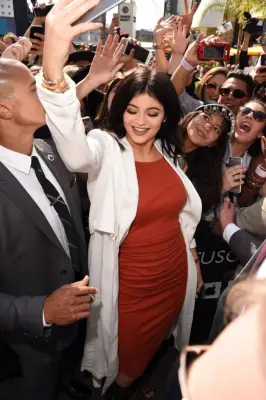 Kylie Wearing Her Cartier Love Bracelets