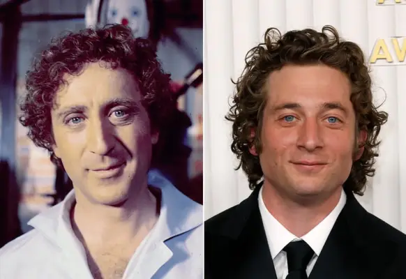 Gene Wilder and Jeremy Allen White