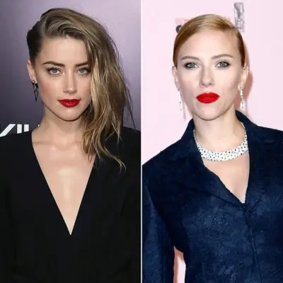 Amber Heard and Scarlett Johansson