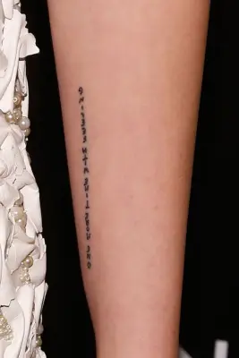 Kristen Stewart’s Inner-Left-Forearm Tattoos