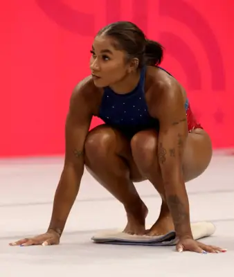 Jordan Chiles’s Bow Tattoo