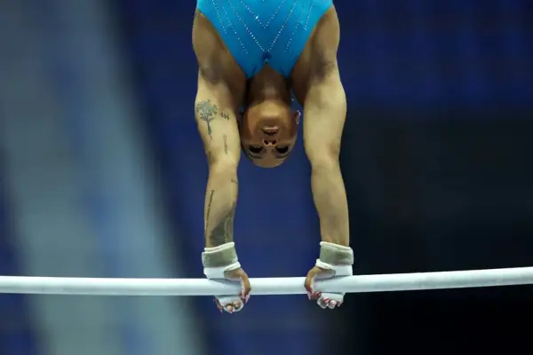 Jordan Chiles’s Golden Flower Bouquet Arm Tattoo