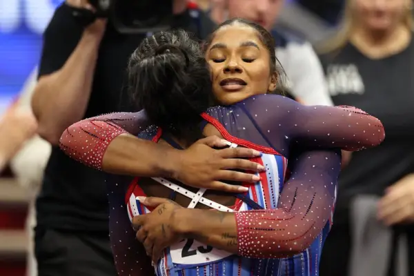 Jordan Chiles’s XO Hand Tattoo