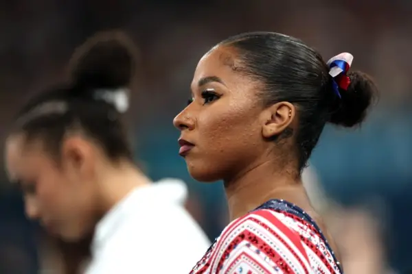 Jordan Chiles’s Behind-the-Ear Rose Tattoo