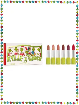 Kylie x The Grinch Lipstick Set