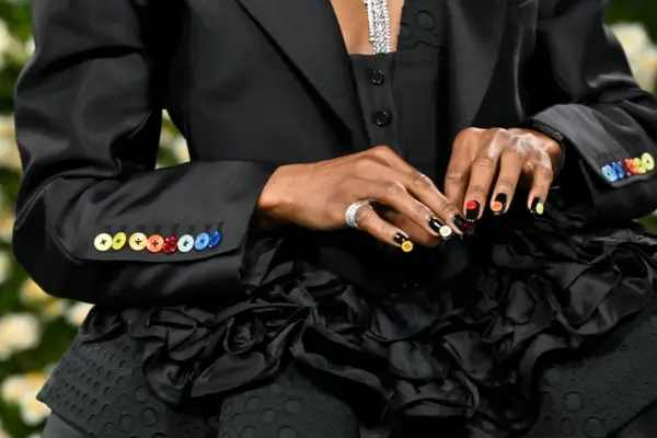 Ego Nwodim, fashion detail, at The 2025 Met Gala Celebrating 