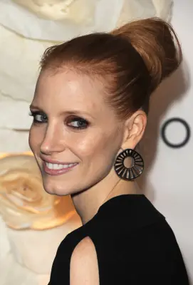 Jessica Chastain With Updo in 2011