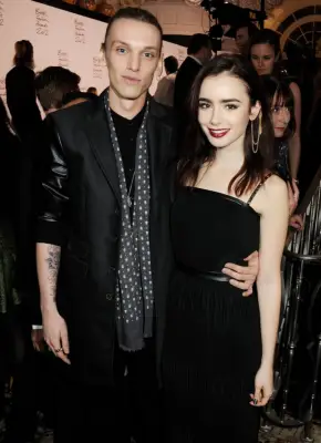 Jamie Campbell Bower and Lily Collins (2012-2018, Off and On)