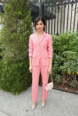 Gemma Chan at the Tory Burch NYFW Show