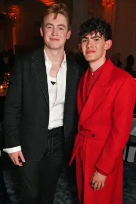 LONDON, ENGLAND - NOVEMBER 16: Kit Connor and Joe Locke attend the GQ Men Of The Year Awards in association with BOSS at The Mandarin Oriental Hyde Park on November 16, 2022 in London, England. (Photo by David M. Benett/Dave Benett/Getty Images)