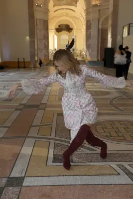 And When She Curtsied to Us, Even Though She