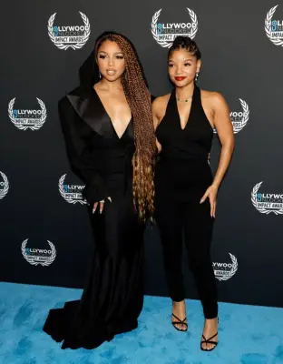 Chlöe and Halle Bailey at Hollywood Unlocked Awards, June 2023