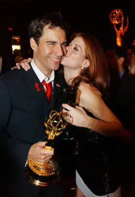 Eric McCormack and Debra Messing; 2001 Emmys