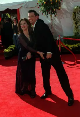Megan Mullally and Sean Hayes; 2000 Emmys