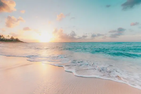 Free Zoom Backgrounds: Peaceful Beach