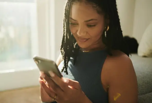 Woman Texting on Phone