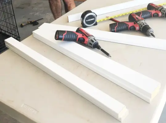 Putting the Dog Crate Furniture Together