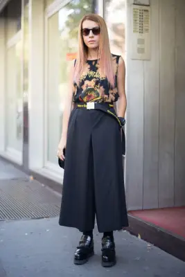 With a Bold Belt and Chunky Footwear