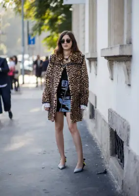 Style Your Leopard-Print Coat With: A Leopard Top and Printed Pants