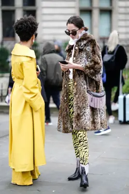 Style Your Leopard-Print Coat With: Animal-Print Pants, Cowboy Boots, and a Statement Bag