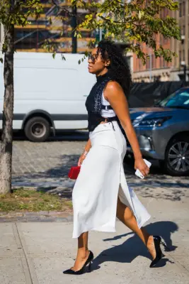 Let White Be the Foundation of Your Look, Then Add Orange and Black Accents