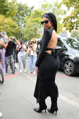 Camila Cabello Wearing a Backless Dress