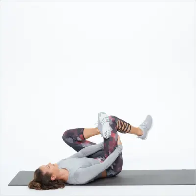 Glute Stretch: Seated Leg Cradle