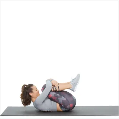 Glute and Piriformis Stretch: Modified Pigeon
