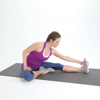 Hamstring Stretch: Hurdler
