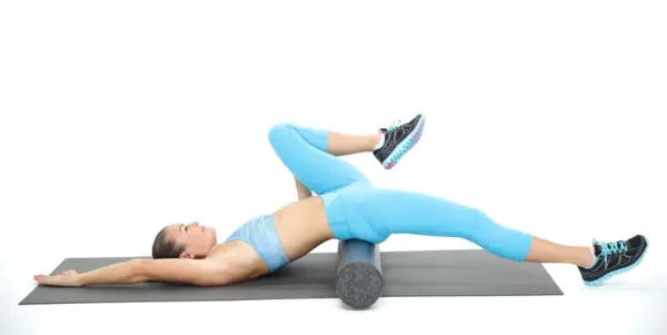 Hip-Flexors Stretch on Roller: Psoas