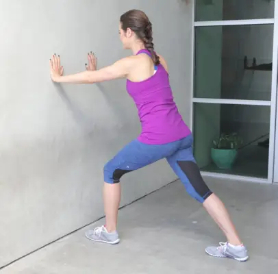 Calf Stretch: Wall Calf Stretch