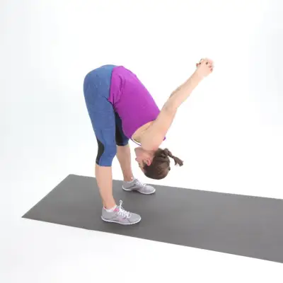 Hamstring Stretch: Foreward Fold