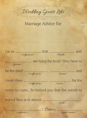 Marriage Advice For the Couple